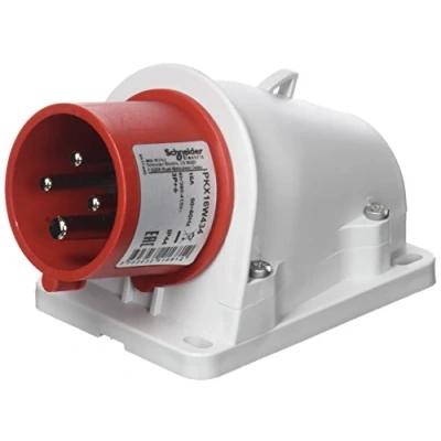 Imagen de Schneider Electric PKX16W434 Enchufe de pared PK Patrika FAST 16 A IP44 380 V 3P+T 50 60 Hz