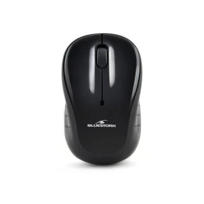 Imagen de Bluestork M WL OFF10 Ratón (Ambidextro, Óptico, RF inalámbrica + USB, 1200 dpi, 50 g, Negro)