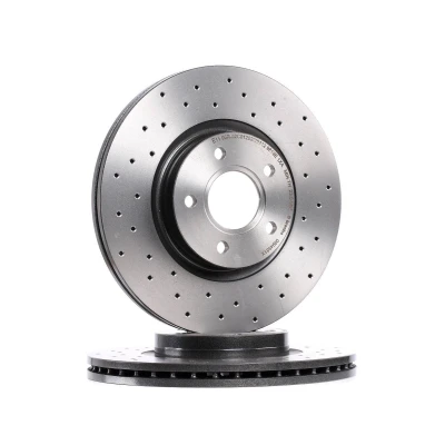 Imagen de BREMBO XTRA LINE 09.9468.1X Disco de freno 300 25 5 perforado/ventil. int. revestido FORD: KUGA 1, FOCUS 2, 3, VOLVO: C30, C70 2 Cabriolet
