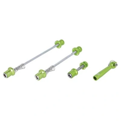 Imagen de XLC QR L08 Set Cierre RAPIDO con ANTIRROBO Repuestos, Adultos Unisex, Verde (Verde), Talla Única