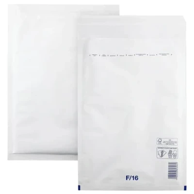 Imagen de Netuno 10x sobres acolchados con burbujas de aire blancos DIN 16/F 240x350mm burbuja autosellados reciclables resistentes al desgarro bolsa embalaje envíos postales tránsito ropas