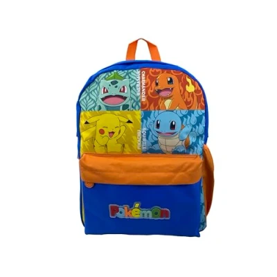 Imagen de CyP Brands Pokémon Mochila, Starters, Mochila escolar, juvenil, Material escolar,Backpack, Multicolor, Producto Oficial