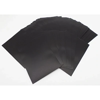 Imagen de docsmagic.de 5 x 100 Mat Black Card Sleeves Standard Size 66 91 Noir Pochettes PKM MTG