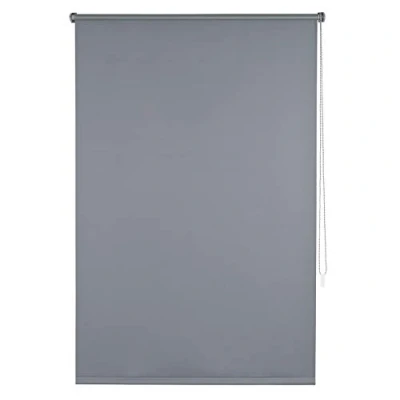 Imagen de EUGAD Persiana Enrollable de Ducha para Ventana Dormitorio Oficina Estudio Aislamiento Decoración 80x160 cm(BxH) Color Gris Oscuro 0120JL