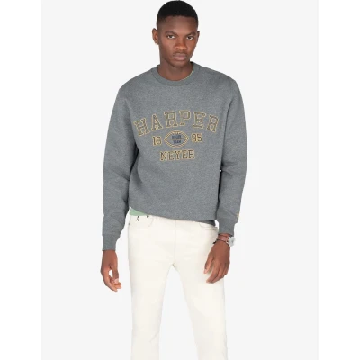 Imagen de HARPER SUDADERA GRIS RUGBY L