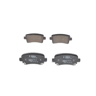 Imagen de BOSCH 0 986 494 297 Juego de pastillas freno Low Metallic con avisador acústico desgaste Chapa antichirridos, instrucciones montaje