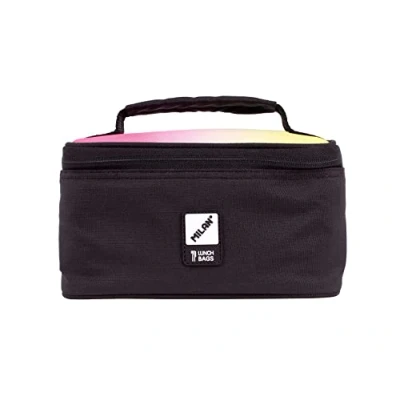 Imagen de MILAN® Bolsa isotérmica porta alimentos 1,5l serie SUNSET, negra