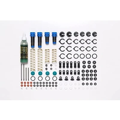 Imagen de TAMIYA TT 02B/DF 03 Kit de silenciador Aceite (2+2), Repuesto para maquetas, Accesorios vehículos RC/Coche teledirigido, Multicolor, S (54993)