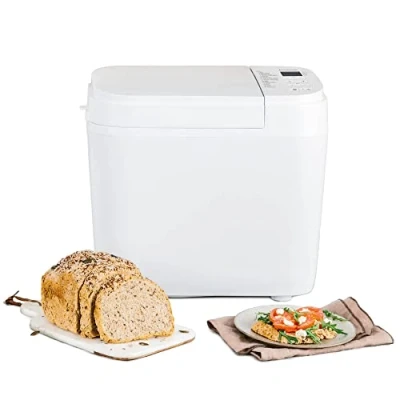 Imagen de Panasonic SD B2510WXE Panificadora Automática, 850W, Sensor de Temperatura, Temporizador Digital 13H, 25 Programas, Blanco