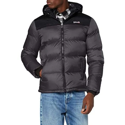 Imagen de Schott UTAH Chaqueta de invierno, Hombre, Talla: Medium, Anthracite