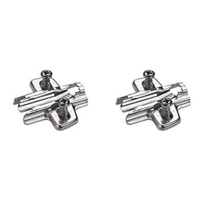 Imagen de Placa de montaje transversal Hettich Ajuste altura orificio oblongo para Sensys y bisagras Intermat (9071626) x2