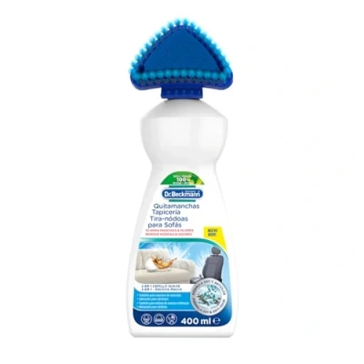 Imagen de Dr. Beckmann Quitamanchas Tapicería, Elimina incluso las manchas y olores más persistentes de sofás, etc., Incluye cepillo aplicador, 400 ml