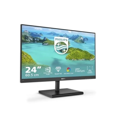 Imagen de Philips Monitors 245E1S/00 24&quot;,QHD, 75Hz, IPS, FreeSync (2560x1440 250cd/m, HDMI 1x1.4, Displayport)