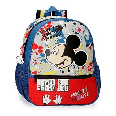 Imagen de Disney Mickey Colour Mayhem Mochila Escolar Multicolor 27x33x11 cms Poliéster 9,8L