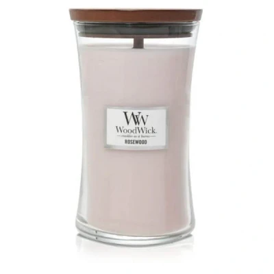 Imagen de WoodWick Scented Candle Large Rosewood 18 cm / ø 10