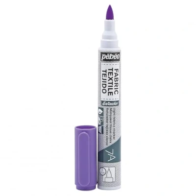 Imagen de ROTULADOR Pebeo 7A Telas Claras Violeta Flúor