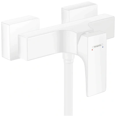 Imagen de hansgrohe Metropol 32560700 Grifo de ducha con palanca (montaje en pared, color blanco mate)