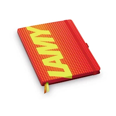 Imagen de Lamy paper Softcover 810 Cuaderno (A5, formato DIN A5, 145 x 210 mm, 192 páginas, cierre elástico), color rojo brillante