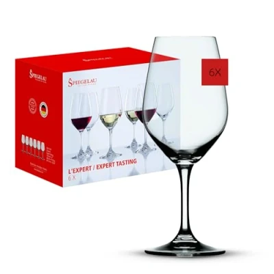 Imagen de Spiegelau &amp; Nachtmann, Juego de 6 copas degustación, vino, cristal, 260 ml, especiales, 4630181
