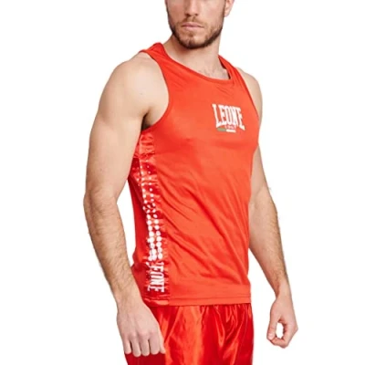 Imagen de LEONE 1947, Chaleco De Boxeo, Rojo, XL, AB726