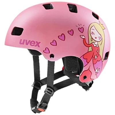 Imagen de uvex kid 3 cc, casco infantil robusto, ajuste de talla individualizado, ventilación optimizada, pink matt, 55 58 cm