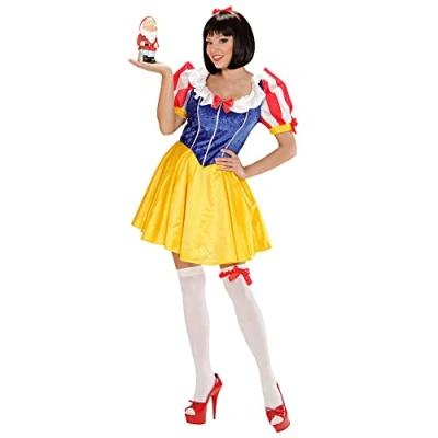 Imagen de W WIDMANN NET TOYS disfraz de cuento hadas Blancanieves para mujer, hadas, carnaval, talla L 42/44