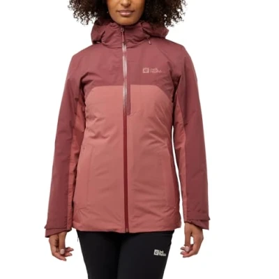 Imagen de Jack Wolfskin Hunberg Jkt W 3 en 1 Chaqueta, Mineral Red, S para Mujer