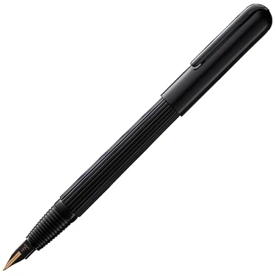 Imagen de Lamy 1227933 pluma estilográfica F oro 092 imporium blkblk, Negro/Oro