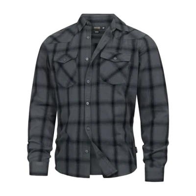 Imagen de Indicode Jeans Altin Camisa, Hombre, Talla: Medium, Pewter