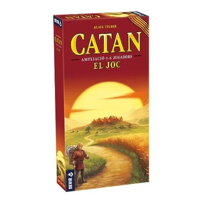 Imagen de Devir Catan: Ampliació 5 6 Jugadors Joc Base en Català, de Taula, Taula d&#039;Estratègia, amb Amics, 12 anys (BGCAT56)