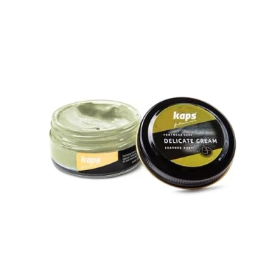 Imagen de Kaps Crema para El Cuidado del Calzado, Intensivo Y Nutritivo Cuero, Delicate, 70 Colores (173 verde pálido)