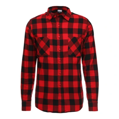 Imagen de Urban Classics Checked Camisa, Hombre, Talla: Small, Black/red