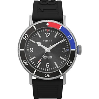 Imagen de Timex Reloj Analógico para Hombre de Cuarzo con Correa en Caucho TW2V71800