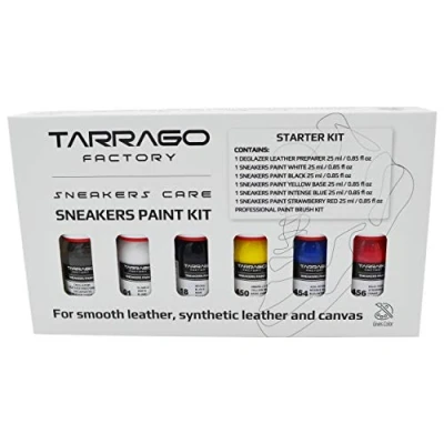 Imagen de Tarrago Sneakers Paint Starter Kit de Pinturas Base y Pinceles para