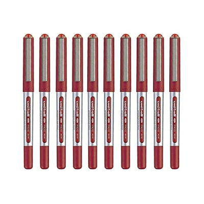 Imagen de uni ball Rollers Ub 150 Punta 0,5 mm Tinta roja Lote de 10