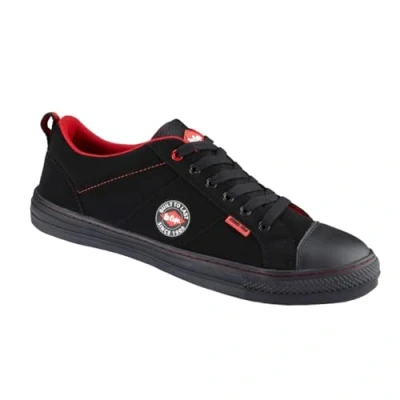 Imagen de Lee Cooper LCSHOE054 Workwear SB / SRA botas de béisbol retro, seguridad unisex con diseño moderno, zapato trabajo, Negro, 38 EU
