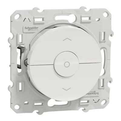 Imagen de Schneider Electric S520208 Odace Interruptor Persianas 10A, Blanco
