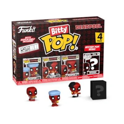 Imagen de Funko Bitty Pop! Deadpool (Bathtime), (Flamenco), (Supper Hero) una Minifigura Misteriosa Sorpresa 0.9 Inch (2.2 Cm) Idea de Regalo