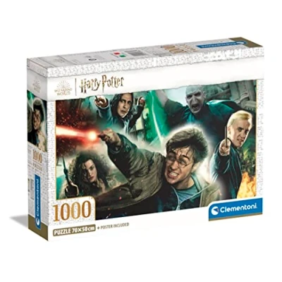Imagen de Clementoni Harry Potter Rompecabezas 1000 Piezas Puzzle para Adultos, Fabricado en Italia, Multicolor (39788)