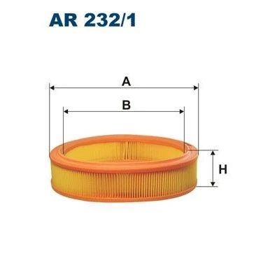 Imagen de FILTRON AR 232/1 Filtro de aire 70 294 Cartucho filtrante FIAT: Doblo I Familiar, Punto II Hatchback, Cargo, LANCIA: Y