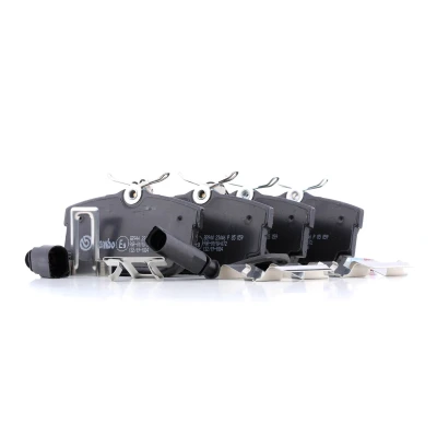 Imagen de BREMBO P 85 059 Juego de pastillas freno con contacto avisador desgaste tornillos pinza accesorios VOLKSWAGEN: Transporter 4
