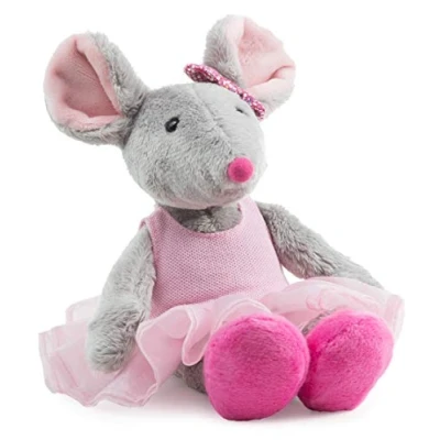 Imagen de Schaffer Peluche Ratón de Ballet Rudolf Collection, Color Gris Rosa, S 22 cm (5651)