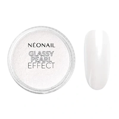 Imagen de NEONAIL Glassy Pearl Effect polvo para uñas con purpurina, decoración de uñas, cromado accesorios diseño gel, purpurina