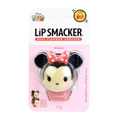 Imagen de Lip Smacker Tsum Collection Minnie Burrocacao per Bambini Gusto Fragola Dolce Regalo i Tuoi Amici Pezzo Singolo