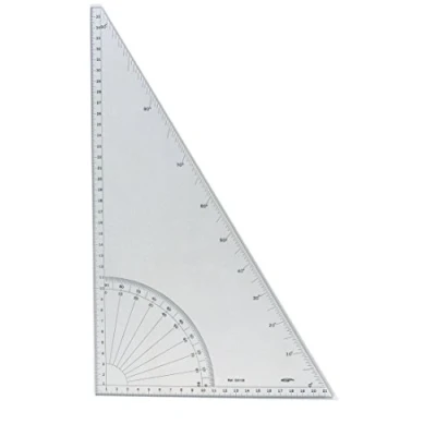 Imagen de Graphoplex gx135 Escuadra 60 /transportador/longitud 36 cm/3 mm de grosor