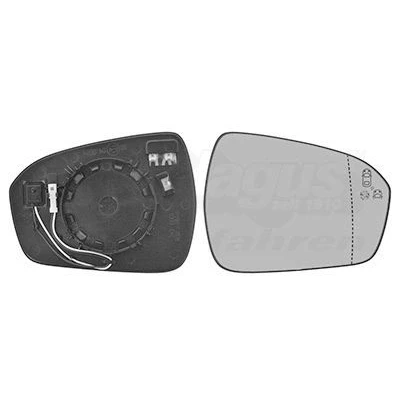 Imagen de VAN WEZEL 1883836 Cristal de Espejo derecha FORD: Mondeo 5 Kombi, Limousine,