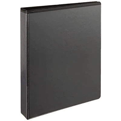 Imagen de Esselte Group 49700 Essentials Archivador para presentación (con anillas personalizable, A4, capacidad 140 hojas, cartón recubierto de polipropileno, 30 mm), color negro