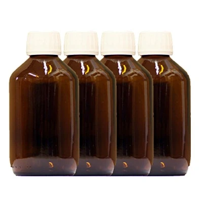 Imagen de 4 x 500 ml braunglasf lengüeta con cierre pp28st