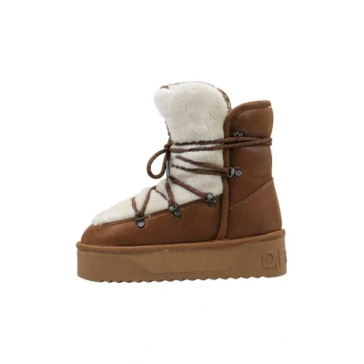 Imagen de D.Franklin Botas para la nieve, Mujer, Talla: 37, Camel Zapatos