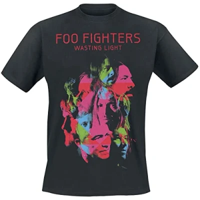 Imagen de Foo Fighters Wasting Light Camiseta Negro M